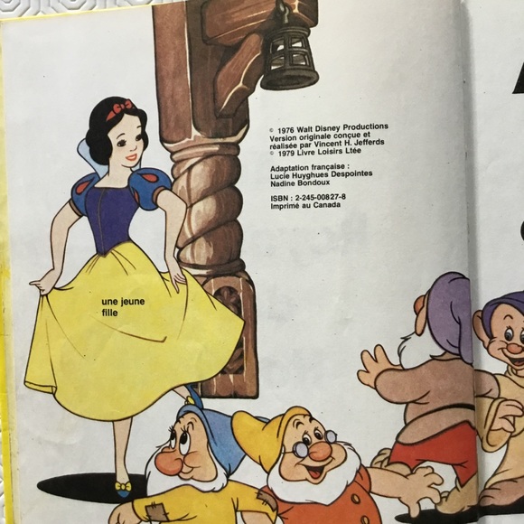 [4/35$] Vintage Disney Book Ay Royaume des Noms 1976 - Picture 2 of 9